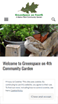 Mobile Screenshot of greenspaceon4th.org