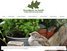 Tablet Screenshot of greenspaceon4th.org